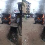 Gunmen shot dead three police officer, set patrol vehicle ablaze in Onitsha