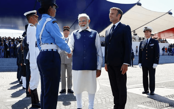 Indias Pm Modi Participates In Bastille Day Parade In France