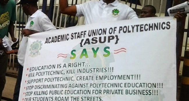 Polytechnic Lecturers begin 10-day warning strike