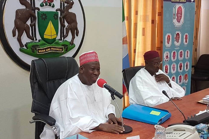 Kano Governor Ganduje swears-in newly elected 44 chairmen