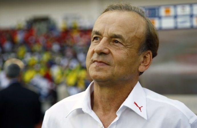 Eagles coach arrive in Gabon for AFCON