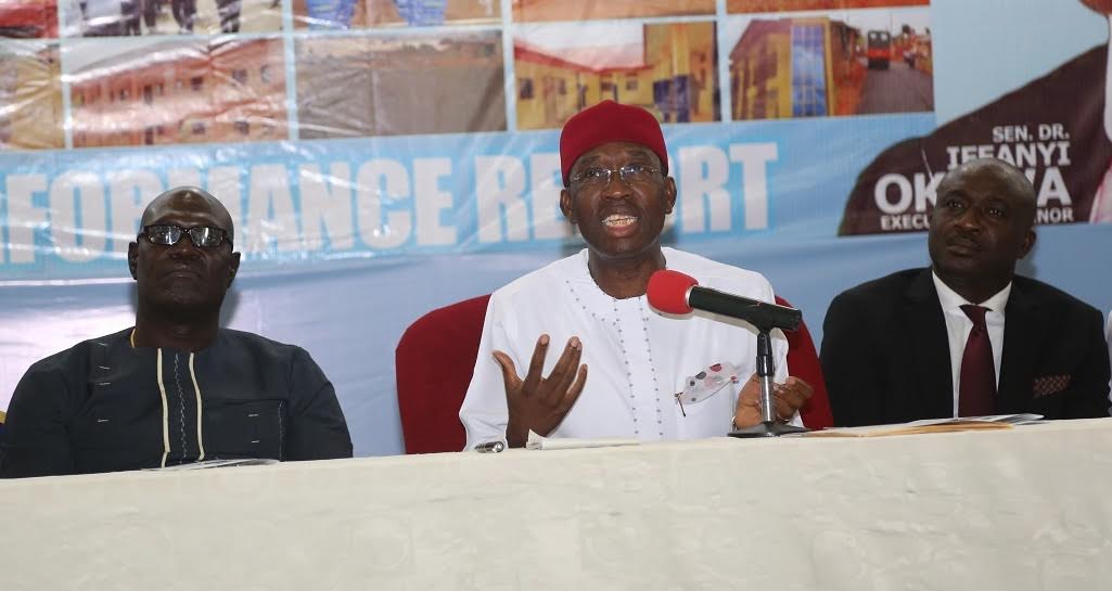 Okowa tasks contractors on timely completion