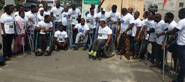 Martins donates wheelchairs to special athletes