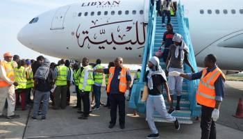 Another155 Nigerians return from Libya
