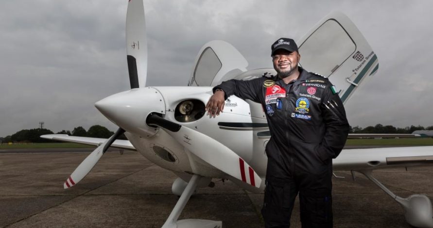 Nigerian pilot returns home after historic world tour