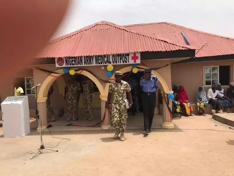 Nigerian army donates clinic to Tigi community in Plateau