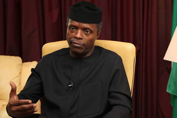 We’re determined to check corruption, says Osinbajo