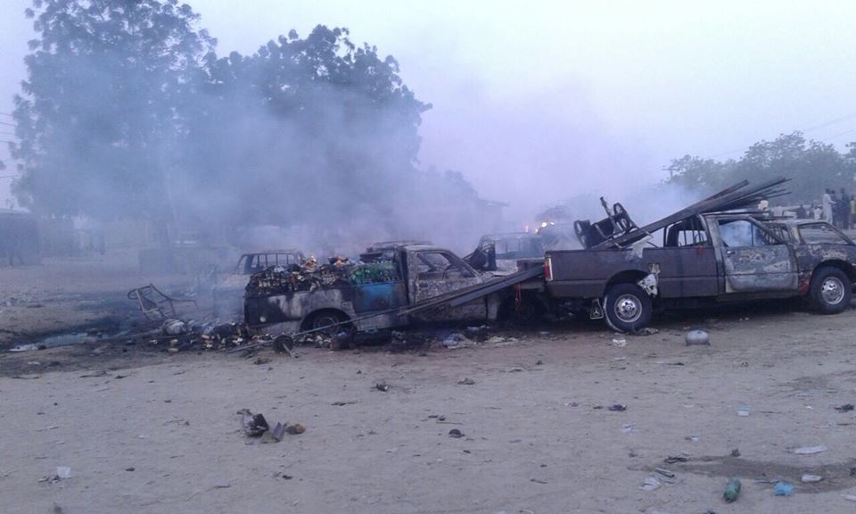 Seven killed in multiple suicide attacks in Maiduguri