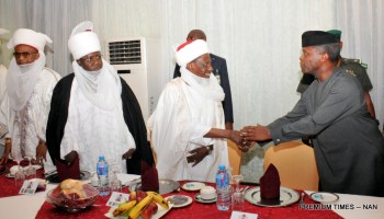 Igbo Quit Notice: Osinbajo meets with northern traditional rulers