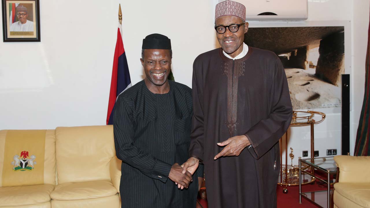 Osinbajo returns to Nigeria after meeting Buhari in London