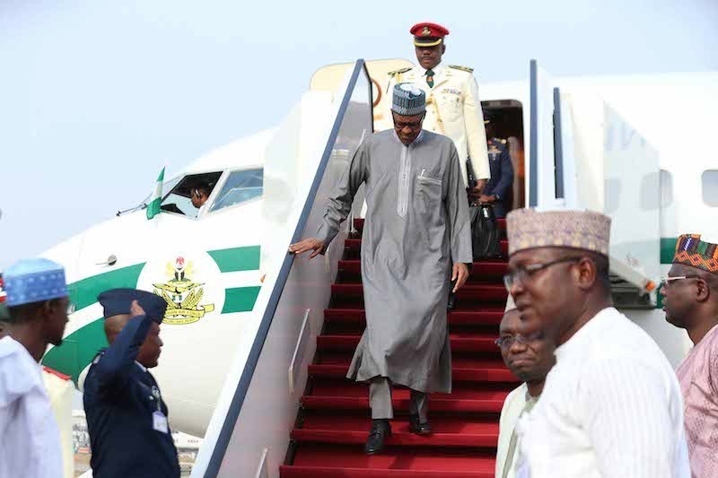 BREAKING: Buhari returns after medical vacation in London
