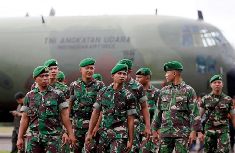Indonesia sends military to help fight health crisis in Papua