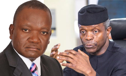 Benue Crisis: I didn’t receive any letter – Yemi Osinbajo to Samuel Ortom