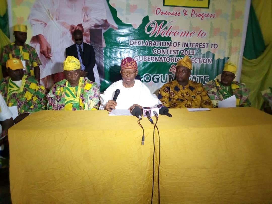 Ogun 2019: AP candidate promises all inclusive govt if elected