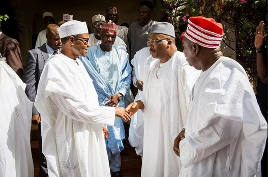 APC Governors visit President Buhari in Daura