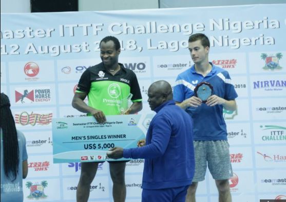 Aruna Quadri wins 2018 ITTF Challenge Nigeria Open