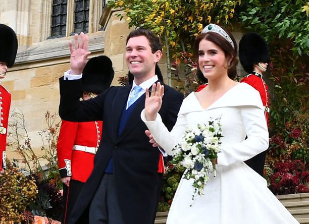 Queen Elizabeth’s granddaughter marries in royal style