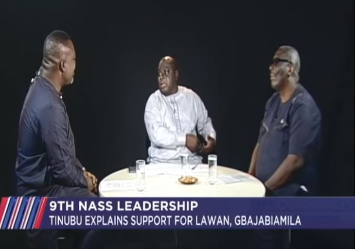 Tinubu explains support for Lawan, Gbajabiamila