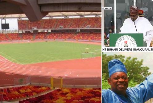 BREAKING: Buhari renames Abuja National Stadium after MKO Abiola