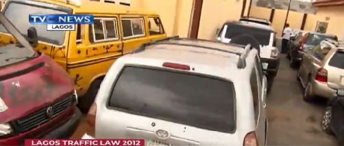 Violators of Lagos traffic laws forfeit cars to state govt