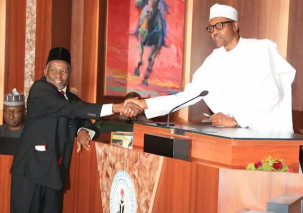 BREAKING: Buhari writes Senate, seeks confirmation of Tanko Mohammad as CJN