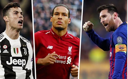 Virgil Van Dijk, Messi, Ronaldo up for laurel in Milan