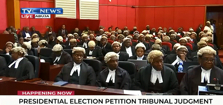 Reactions, analysis follows immediately after presidential election petition tribunal judgment is delivered. Watch live on tvcnews.tv, https://youtube.com.tvcnigeria