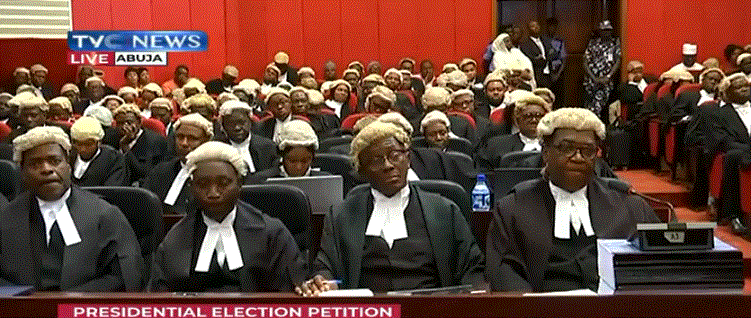 Atiku vs Buhari: Tune to tvcnews.tv to watch LIVE, the proceedings at the Presidential Election Petition Tribunal, also available online http://youtube.com/tvcnewsnigeria