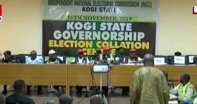 #KOBA2019: Collation of Kogi results adjourned until 9a.m on Monday