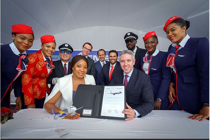 Air Peace increases fleet to 13 after $212.6 Million deal for 3 Embraer Jets
