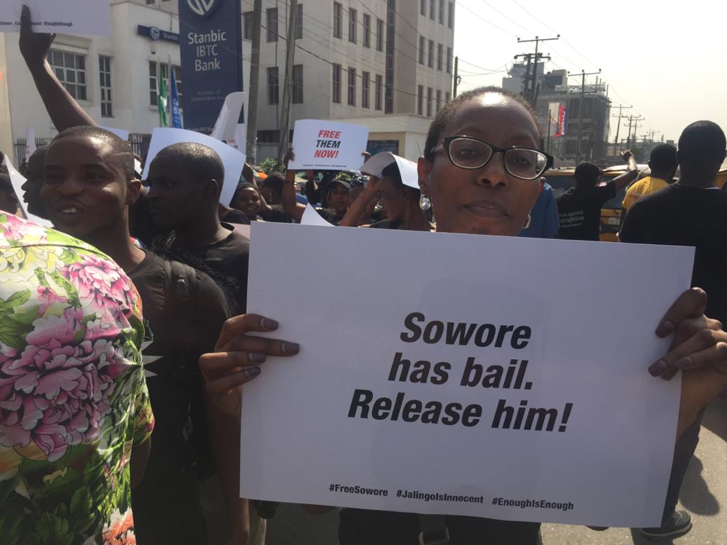PHOTOS: CSOs protest continued detention of Sowore