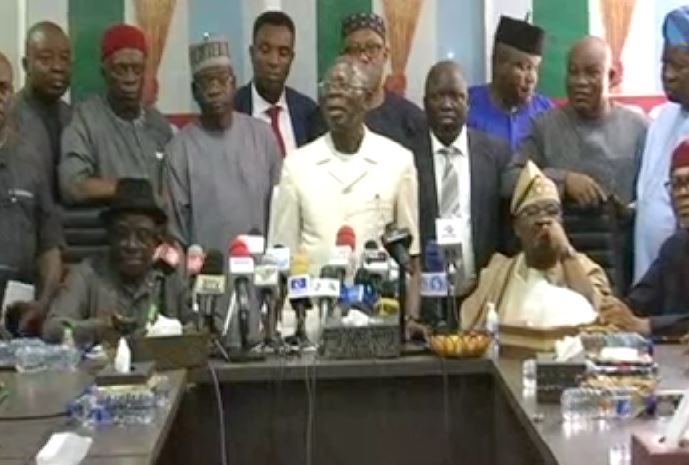 UPDATED: Oshiomhole appeals to warring NWC members to embrace dialogue