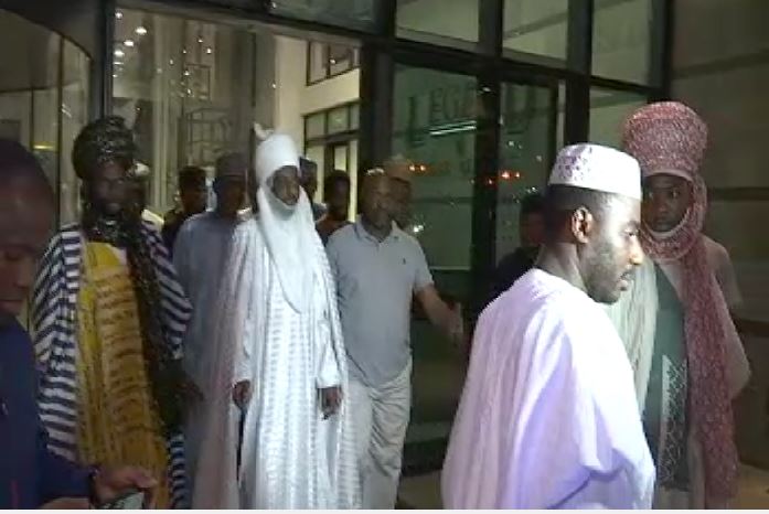 UPDATED: Muhammadu Sanusi II reunites with family in Lagos