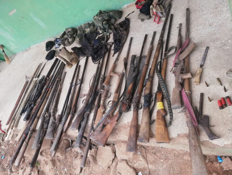 ‘Operation Whirl Stroke recovers large quantities of arm and ammunition in Benue state