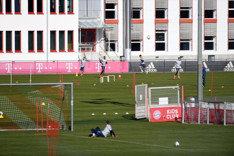 Bayern Munich resume training with safety precautions