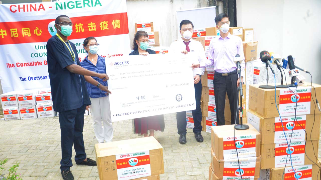 Chinese consulate donates funds, medical equipment to LagosNigeria ...