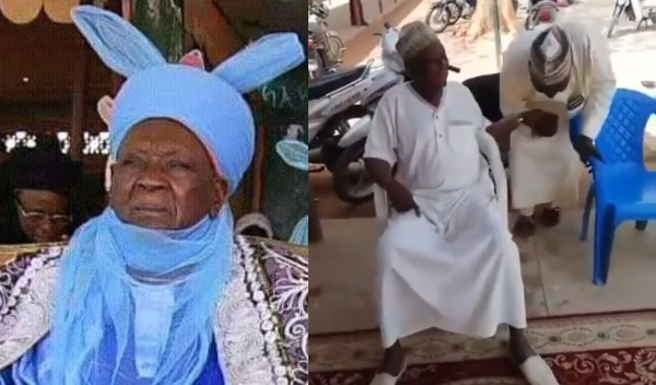 Emir of Daura holds court in hospital after recovering (video)