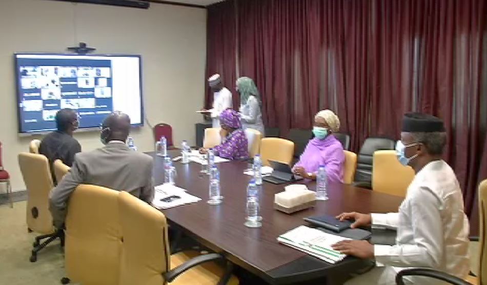 Osinbajo chairs first Virtual NEC meeting