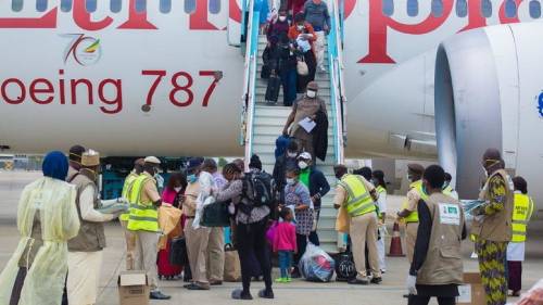 167 Nigerians Evacuated From South Africa By Government | Sahara ...