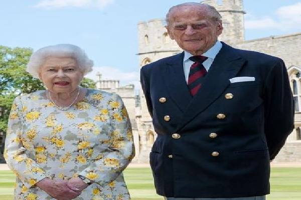 Britain’s Prince Philip in rare photo with Queen Elizabeth as he turns 99