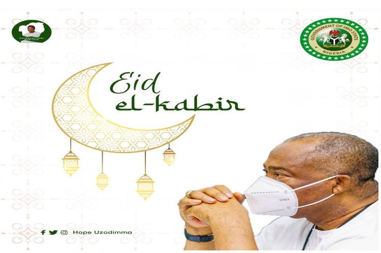 Gov. Uzodinma felicitates with Muslims on Eid-El-Kabir