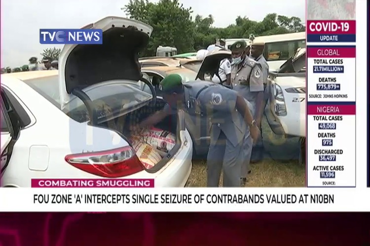 FOU Zone ‘A’ intercepts Single Seizure Of Contrabands valued at N10bn