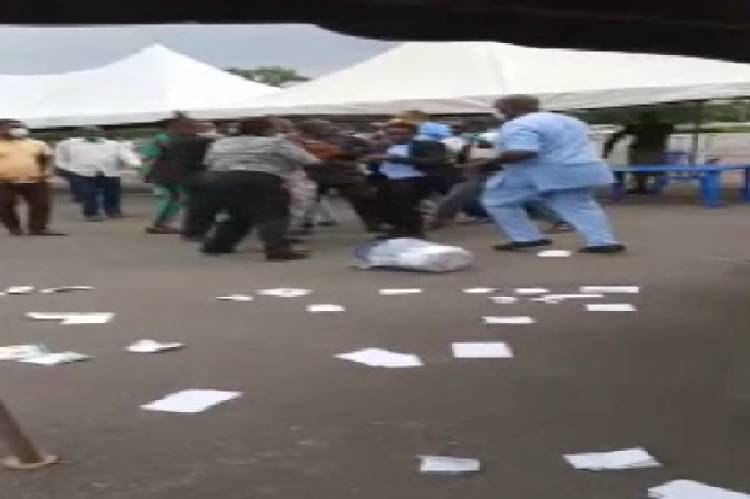 Aggrieved resident Doctors disrupt NMA election in Enugu