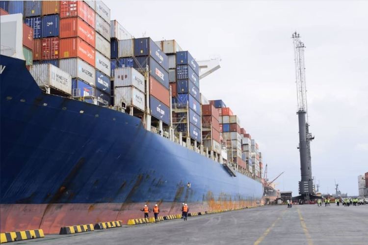Biggest container vessel ever to come to Nigeria berths at Onne