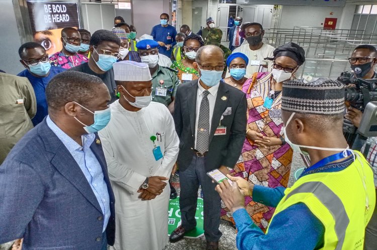Hamzat, others inspect Lagos Airport ahead Int’l flights resumption