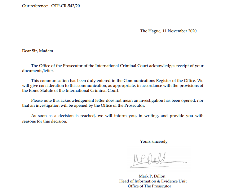 ICC Confirms Receipt Of Criminal Complaint Against Femi Falana