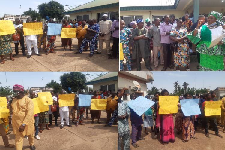 Artisans protest alleged diversion of Survival fund in Ondo