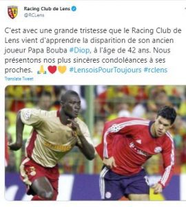 Papa Bouba Diop has passed away at age 42 : r/soccer