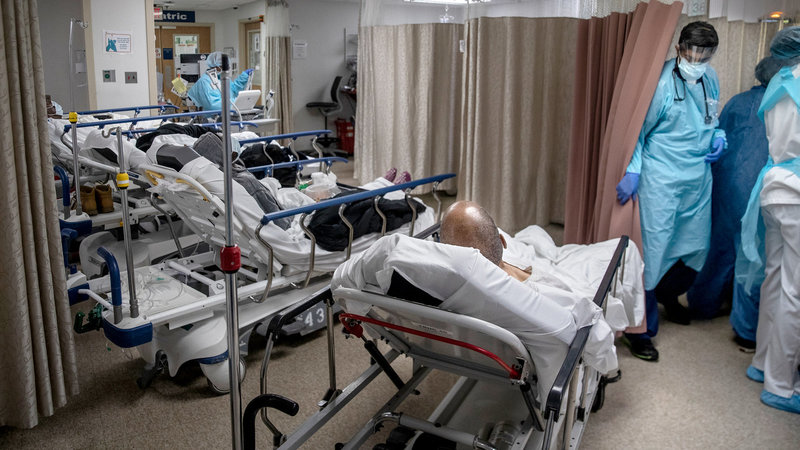 Covid-19 hospitalisation reaches 59000 across America