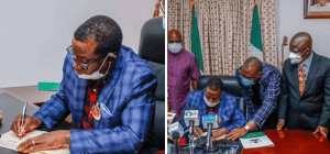 Governor Lalong signs N147.53bn 2021 budget